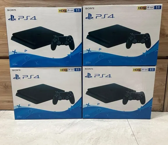 Ps4 slim 1tb de armazenamento + controle + jogo digital