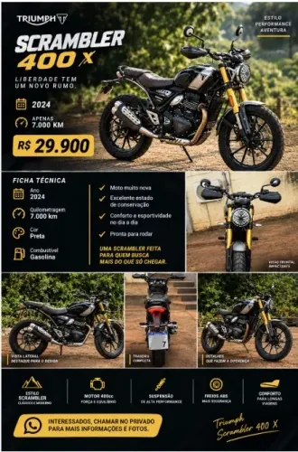 TRIUMPH SCRAMBLER 400 2024