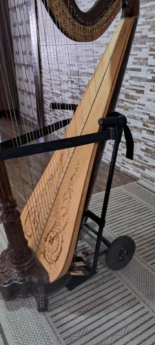 Carrinho para transportar Harpa
