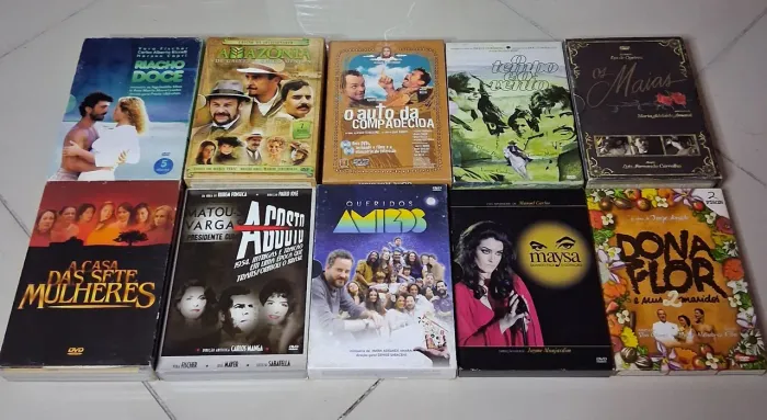 BOX DVD Minissérie 21 Títulos Globo Marcas Som Livre Original