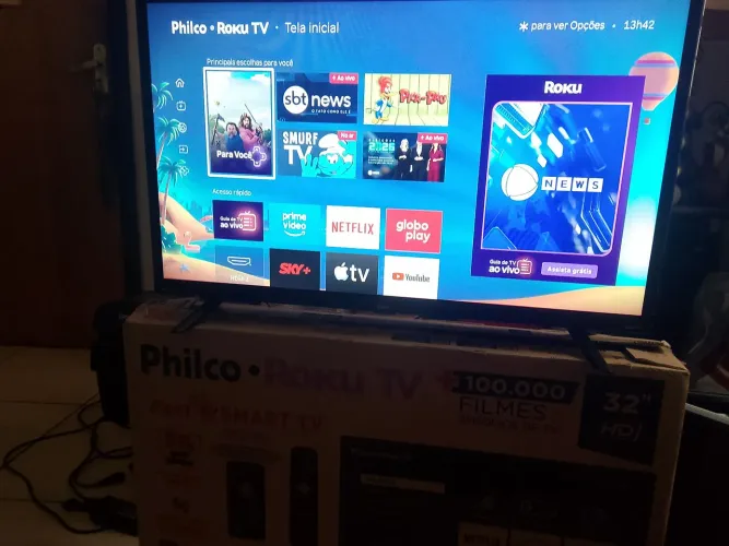 Tv smart Philco 32p roku tv