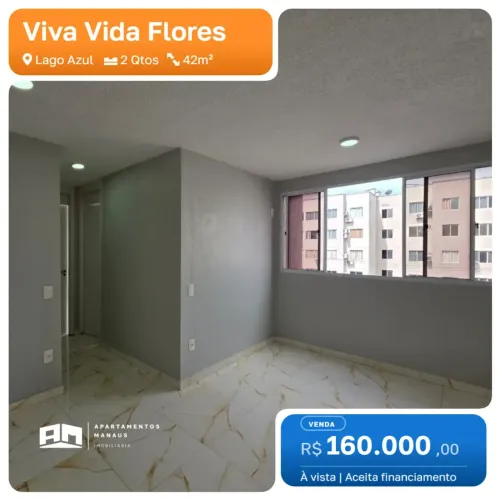 Viva Vida Flores - 2 Quartos - Lago Azul