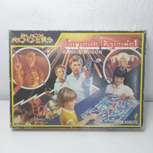 Jogo De Tabuleiro Buck Rogers Jornada Espacial Glasslite Anos 80 - Original Completo<br><br>
