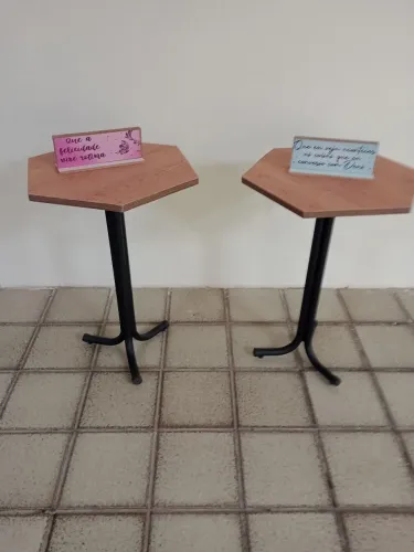 Vendo duas mesinhas pra decoração