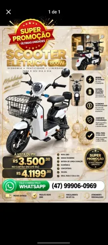Bicicleta eletrica de 800 w super promoção da semana aproveite última unidade 