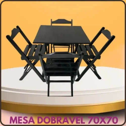 Jogo de mesa dobrável