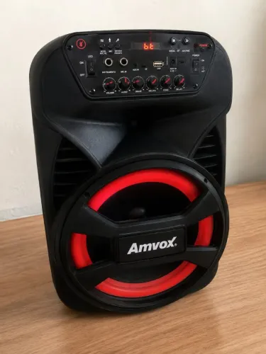Caixa de Som Amvox Bluetooth 