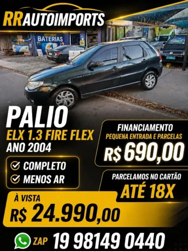 Fiat Palio ELX 1.0 Fire/30 Anos F. Flex 8V 4P 2004