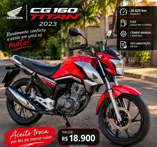 Honda CG 160 Titan Flexone/ed.especial 40 Anos 2023