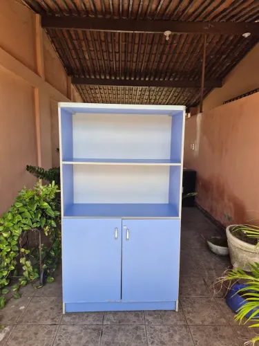 Armário de escritório azul