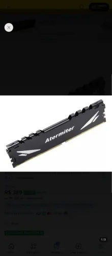 Memória RAM 8gb DDR4 3200Mhz
