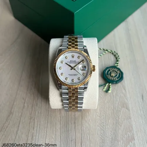 ROLEX DATE JUST PULSEIRA MISTA/ 36/ F.CLEAN