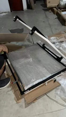 Gravadora Silk Led Uv 50x60cm Com Tampo De Pressão e timer