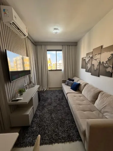 Apartamento 100% mobiliado de alto padrão no NAU Vivendas - FLAT