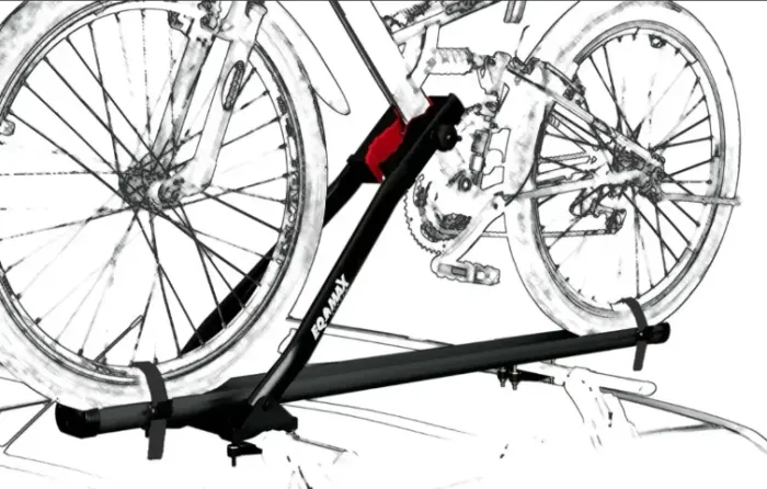 Transportador De Teto Para Bicicleta Velox Alumínio Eqmax