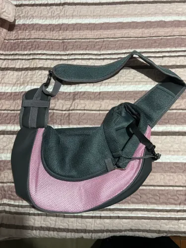 Bolsa canguru transversal para transporte de pets
