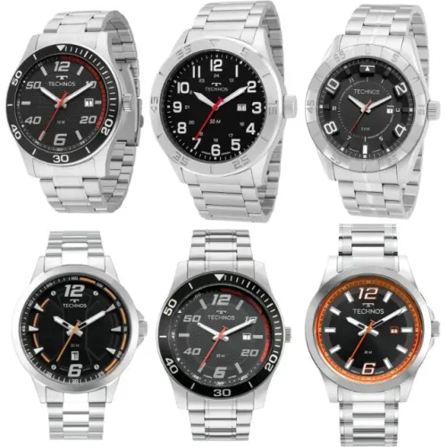 Relógio Technos. Novo. 50 metros. Original. Valor: 270,00 reais cada. WhatsApp 083 9879539