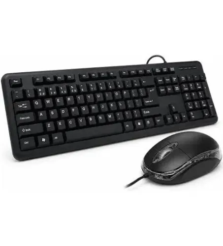 Teclado com fio semi novo.