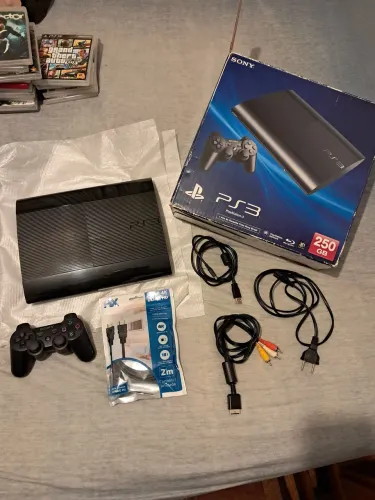 Combo PS3 Slim + Jogos (todos da foto)