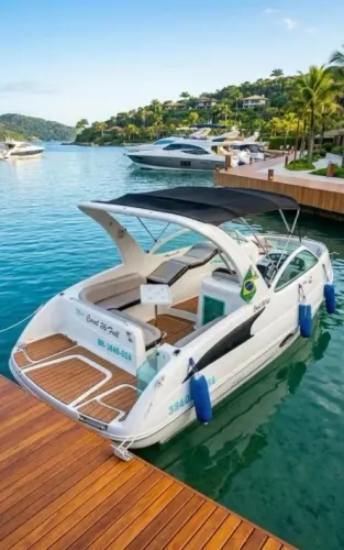 VENDO LANCHA CORAL 26 FULL - ANGRA DOS REIS
