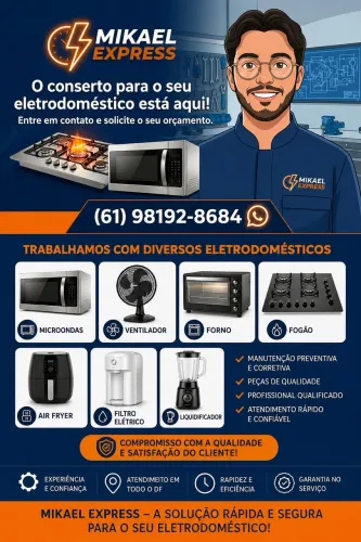 Conserto de Eletrodomésticos em Brasília | Atendimento Rápido e Garantia