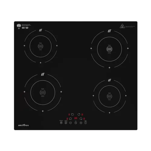 Cooktop 4 Bocas de Indução Britânia 220V