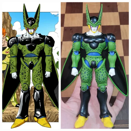 CELL KW Versão B Escala com SH Figuarts Bandai Demoniacal Fit TonsenArttoys