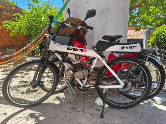 Bike Motorizada bikelete 80cc, branca