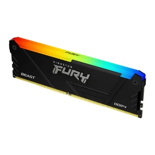  Memória DDR4 Kingston Fury Beast RGB, 64GB (2x32GB), 2666MHz, Preto