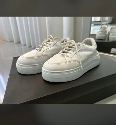 Tênis Plataforma Branco WJ - Tamanho 35