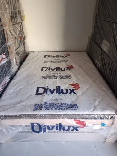 Cama box casal com pillow