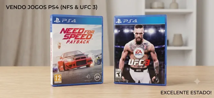 Combo Jogos PS4 - Need for Speed Payback + UFC 3 (Mídia Física