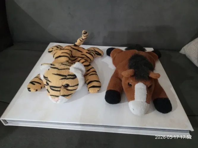 Dois bichinhos de pelúcia