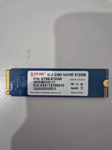 Ssd Nvme 512gb m2