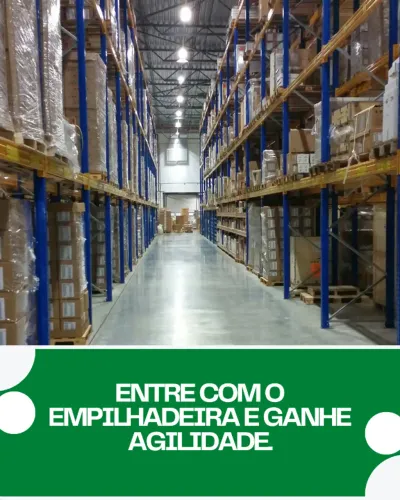 porta-paletes para Galpões Organizados