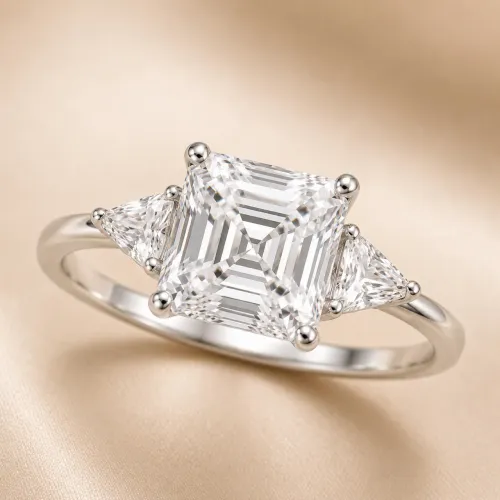 Anel Square Light em Ouro 18k 750