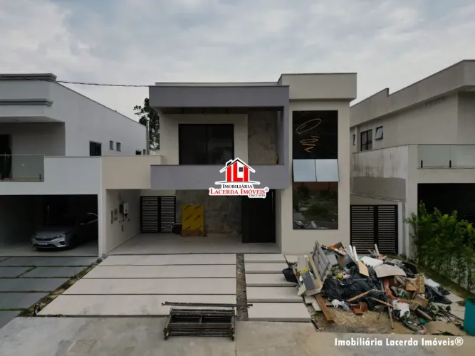Alphaville Manaus 4 - Casa Duplex 5 Suítes, Piscina e Energia Solar