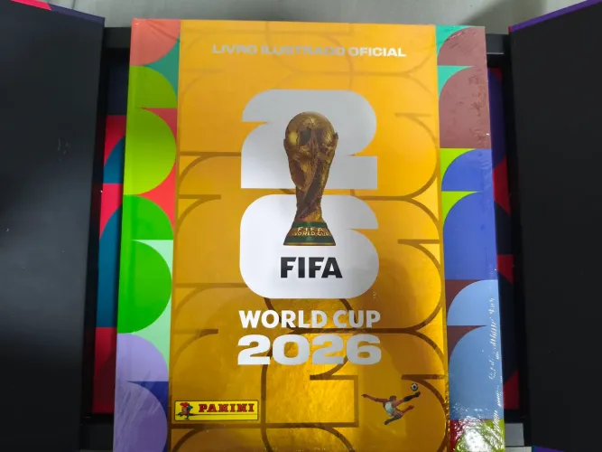 Álbum completo Copa 2026 - figurinhas a colar, inclusive Coca Cola