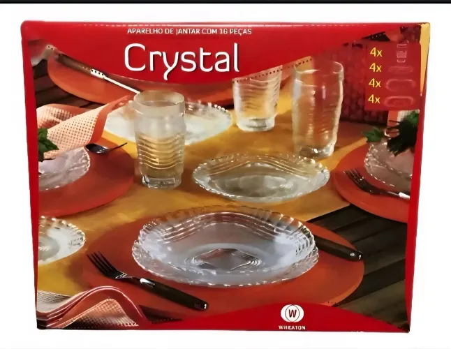 Aparelho de jantar crystal