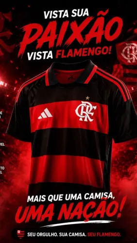 Camisa do Flamengo, modelonl 2026 Top !