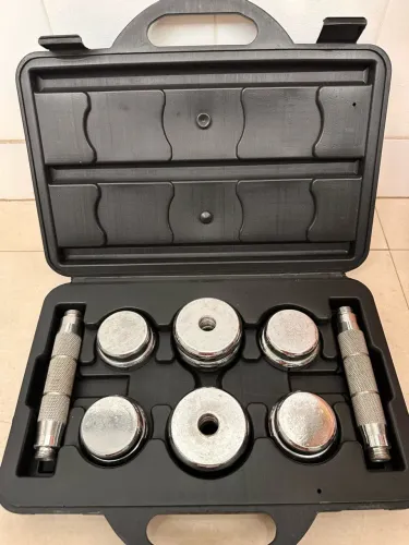 Kit Halteres Ajustáveis Gonew 4,5 kg - Com Maleta Original