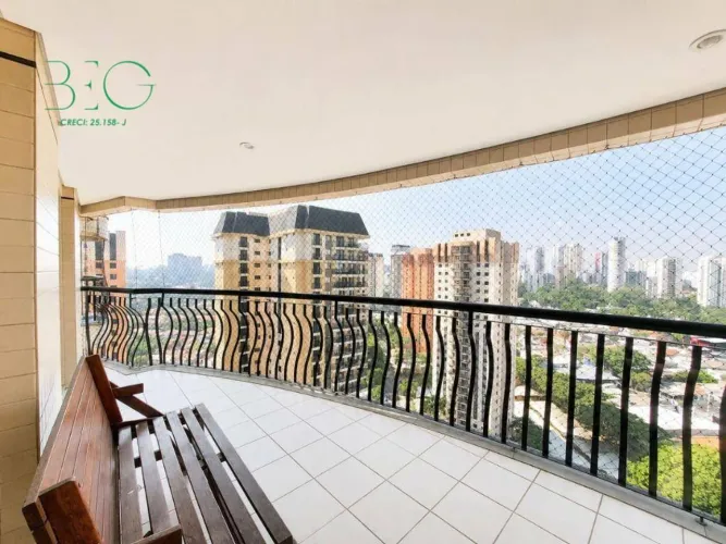Apartamento com 3 dormitórios para alugar, 148 m² por R$ 8.886,43/mês - Santo Amaro - São