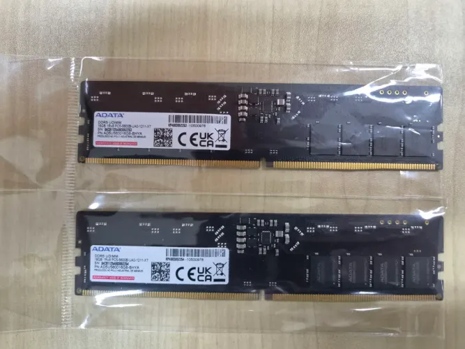 Memória PC DDR5 AData 16gb 5600Mhz (2 Unidades)