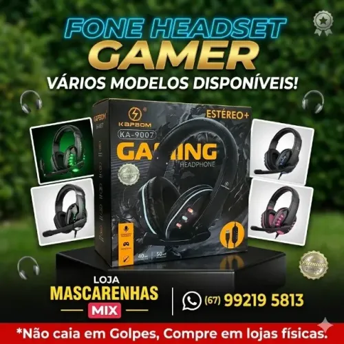 Fone Headset Gamer Profissional Cod: 0192