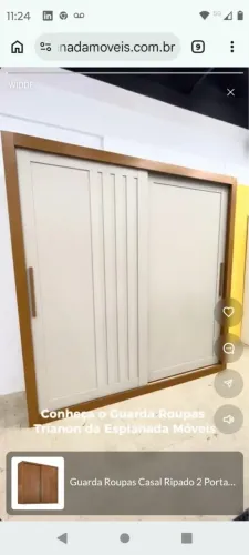 Guarda roupa desmontado
