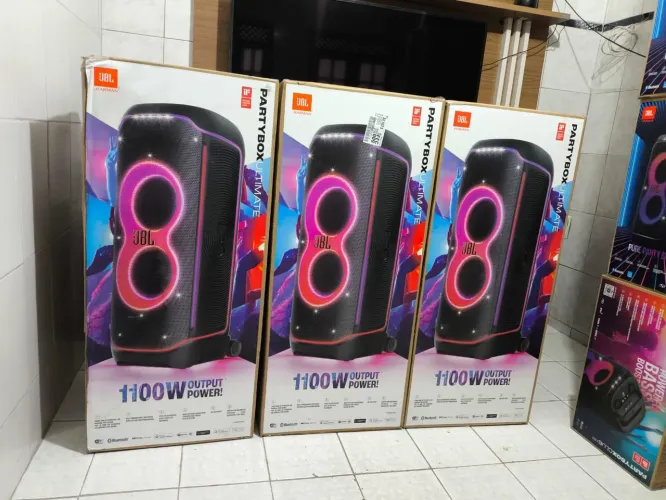 Caixa Bluetooth JBL PartyBox ULTIMATE 1100 - 1 Ano de Garantia Nota Fiscal