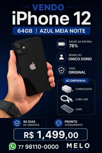 IPHONE 12 64GB ( ORIGINAL)