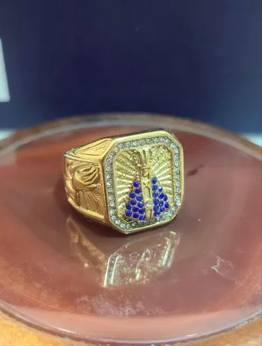 Dedeira nossa senhora em aço inoxidável