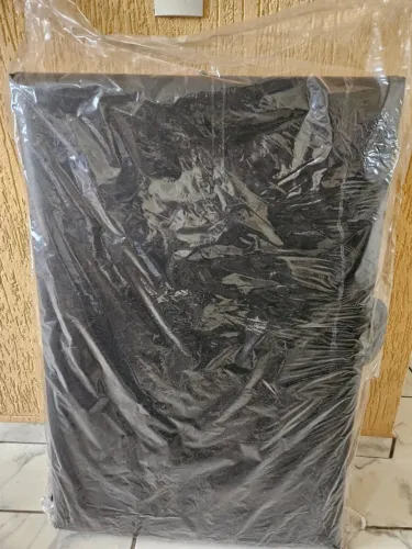 Maca Dobrável Portátil De Madeira - Suporta 250 Kg Preto