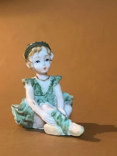 bailarina linda bibelô decoração antigo antiquario miniatura vintage anos 60 colecionador